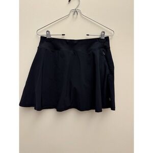 All In Motion Women's Knit Skort Built in Shorts w/Pockets Size M Black